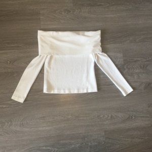 Club Monaco Kenyatta White Long-sleeve Top